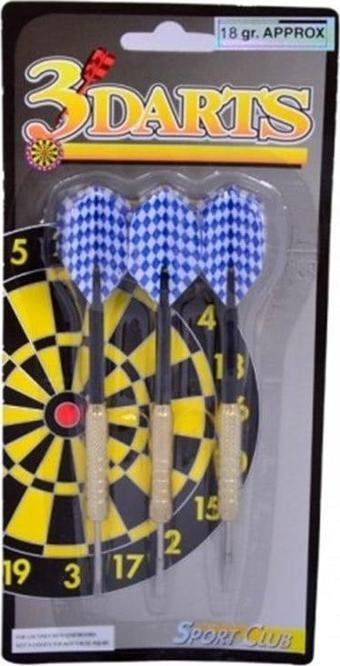 Avessa OK-18 GR 3'lü Paket Çelik Uçlu Dart Oku Set