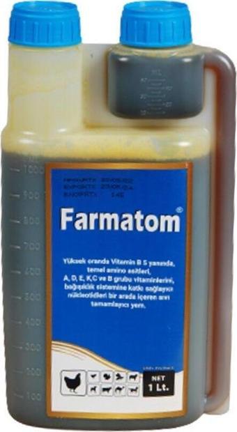 Munich Vet Farmatom Kanatlı Hayvanlar İçin Sıvı Tamamlayıcı Yem 1000 ml