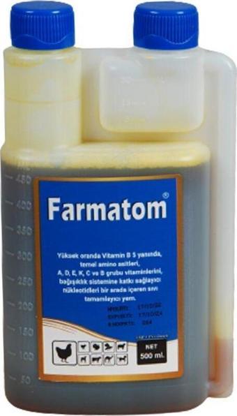 Munich Vet Farmatom Kanatlı Hayvanlar İçin Sıvı Tamamlayıcı Yem 500 ml