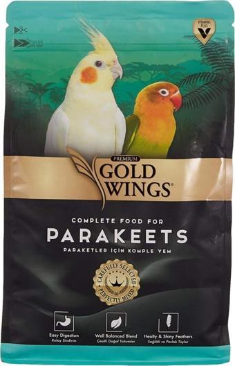 Gold Wings Premium Paraket Sultan Cennet Papağanı Yemi 1 Kg