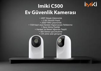 imiki C500 Smart Full HD 360 Derece IP Wi-Fi Güvenlik Kamerası