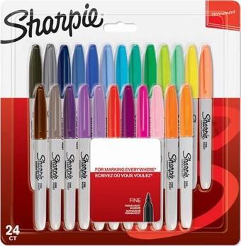Sharpie 24lü Fine Permanent Markör Kalem Seti 2065405