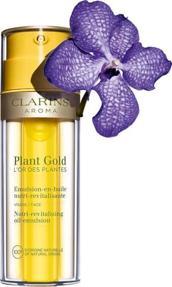 Clarins Plant Gold Nutri-Revitalizing Oil-Emulsion 35 ml Nemlendiri Yağ Emülsiyonu