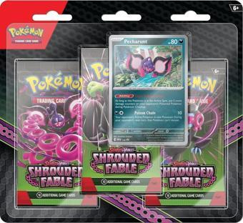POKEMON TRADING CARD GAME SCARLET AND VIOLET SHROUDED FABLE 3 BOOSTER BLISTER