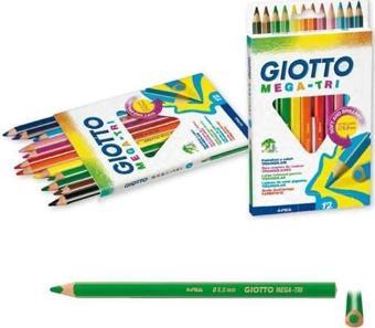 Giotto Kuru Boya Mega-Tri Jumbo Tam Boy Üçgen
