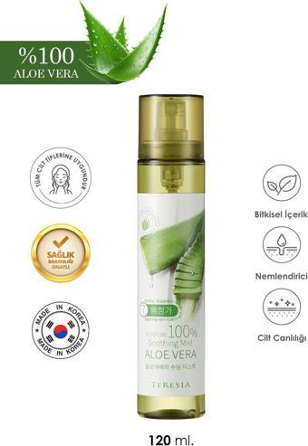 Mbl Teresia Aloe Vera Içeren Yatıştırıcı Yüz Spreyi Soothing Mist 120Ml