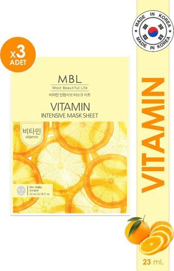 Mbl Teresia C Vitamini Içeren Nemlendirici Ve Aydınlatıcı Yüz Maskesi