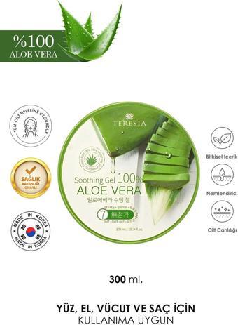 Mbl Teresia Nemlendirici Yatıştırıcı %100 Saf Aloe Vera Içeren Soothing Jel 300Ml