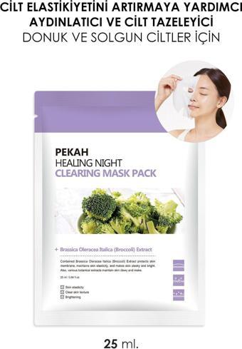 Pekah Cilt Elastikiyetini Arttırmaya Yardımcı Clearing Healing Night Yüz Maskesi 25Ml