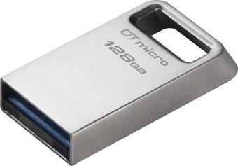 Kingston DTMC3G2-128GB DataTraveler Micro 200MB-s Metal USB 3.2 Gen 1 Flash Bellek