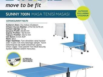 DYNAMIC SUNNY 700N MASA TENİSİ MASASI VERSİYON 2 (1DYAKSUNNY700/V2)