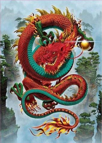 Educa Good Fortune Dragon 500 parça Puzzle