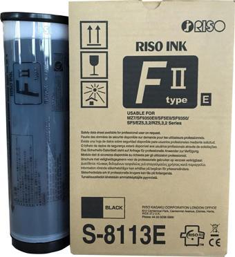 Riso S-8113E S-7612-S-4253-SF-5350-S-6930 Orjinal Mürekkep FII type E