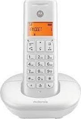 Motorola E201 Beyaz HF Handsfree Telsiz Dect Telefon