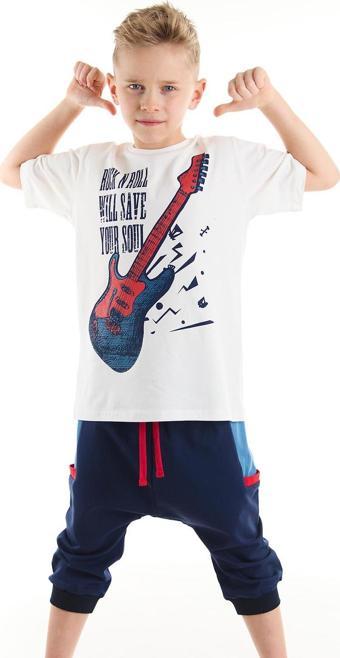 Rock Soul Erkek Çocuk T-shirt Kapri Şort Takım