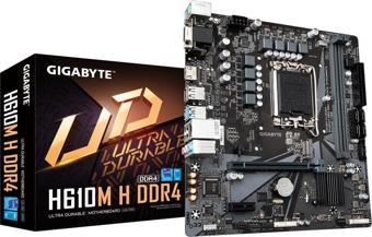 Gigabyte H610M H V2 Ddr4 M2 Pcie Nvme Hdmi Pcie 16X V4.0 1700P Matx Anakart