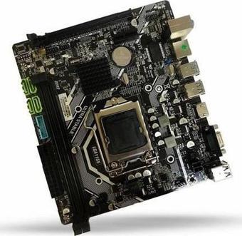 Seclife H61DA1 H61 S+V+L Hdmı M.2 SSD DDR3 MATX 1155p Anakart