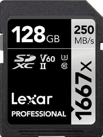 Lexar 128Gb Professional 1667X Uhs-Iı Sdxc Hafıza Kartı