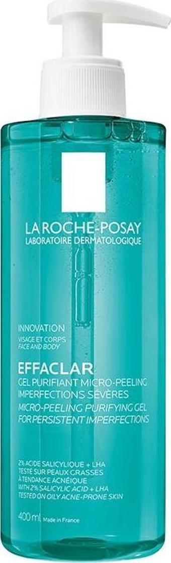 Effaclar Mikro Peeling Yüz ve Vücut İçin Temizleyici Jel 400 ml