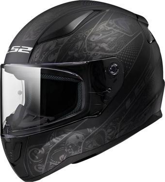 Ls2 Rapıd 2 Crypt Kapalı Kask Mat Siyah 3X-LARGE