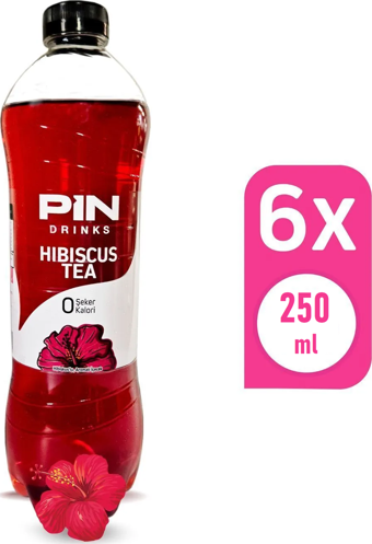 Hibiskus Çayı - Şekersiz & Kalorisiz 250 ml X 6 Adet