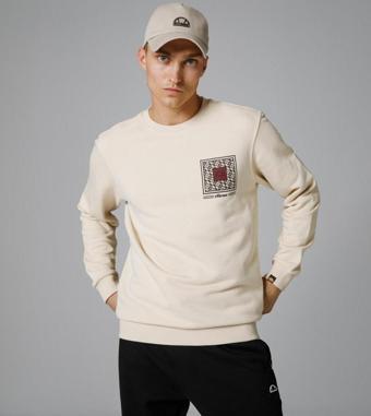 Ellesse Sweatshirt Bej Erkek EM232