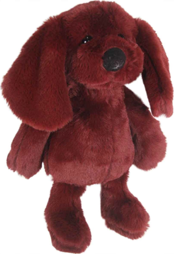 Nessi World Uyku Arkadaşı Köpek Peluş Bordo 34 cm