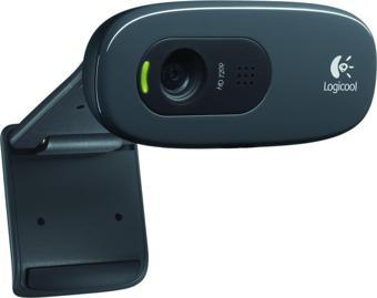 Logitech C270 HD 720p Mikrofonlu Web Kamerası - Siyah