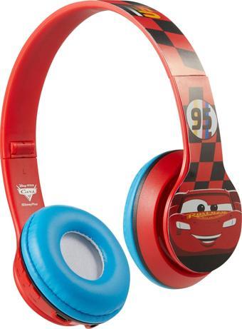 Disney Cars Arabalar Bluetooth Lisanslı Kulak Üstü Çocuk Kulaklığı-DY-2004-CR