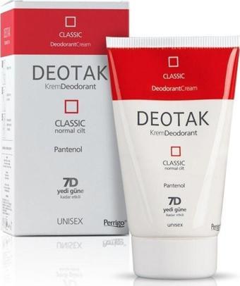 Deotak Normal Ciltler Için Klasik Krem Deodorant 35ml