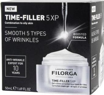 Time Filler 5XP Kırışıklık Karşıtı Karmadan Yağlıya Dönük Ciltler İçin Jel Krem 50ml