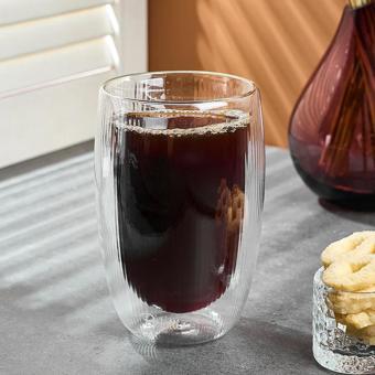 Perotti Lineo Çift Cidarlı Bardak 450 ml