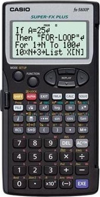 Casio FX-5800P Programlanabilir Bilimsel Fonksiyonlu Hesap Makinesi