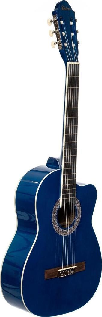 Bolero CB-1 BLS CW Kesik Kasa Klasik Gitar - Mavi