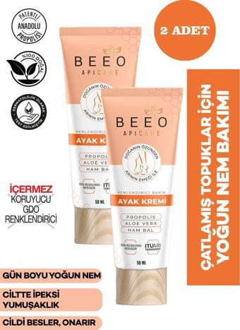 Bee'o Apicare Ayak Krem 50 ml 2 Adet