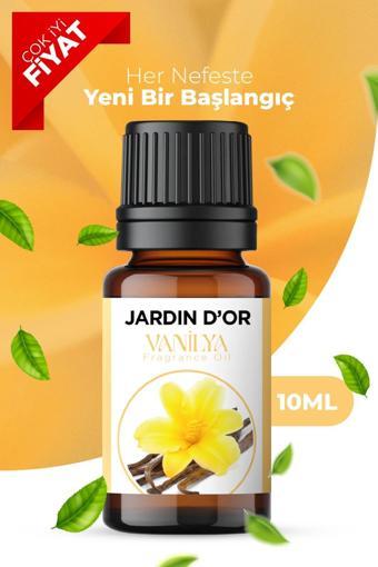 JARDIN D'OR Vanilya Esansiyel Uçucu Koku Yağı Buhurdanlık Yağı Difüzör Esansı Ortam Kokusu 10 ml