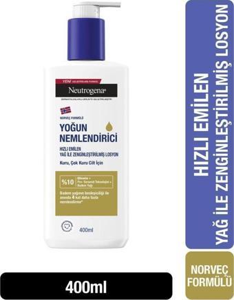 Neutrogena Yağ ile Zenginleştirilmiş Losyon 400 ml