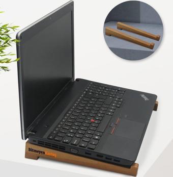 BK Firmalara Özel Logolu Taşınabilir Ahşap Notebook Laptop Standı – 10 Adet