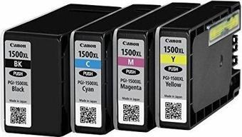 BK Orijinal CANON PGI 1500 KARTUŞ 4 RENK 1 TAKIM- Maxify MB2050 / MB2350 / MB2150 / MB2750 / 2755