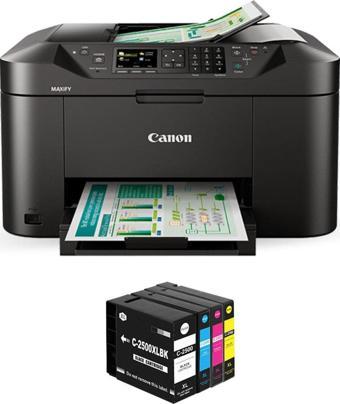 Canon Maxify MB2150 Yazıcı ve Tam Dolu Photoink Muadil Kartuşlar