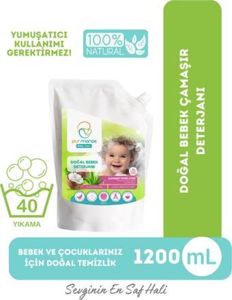 Pur Monde Doğal Bebek Ve Çocuk Deterjanı 1200 Ml Yumuşatıcı