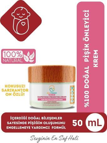 Pur Monde Doğal Pişik Önleyici Krem 50Ml ,Sarı Kantaron Özlü!