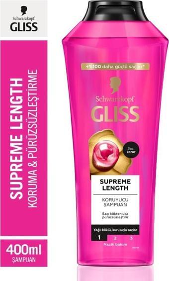 Gliss Supreme Length Uzun Saçlara Özel Şampuan 400 Ml