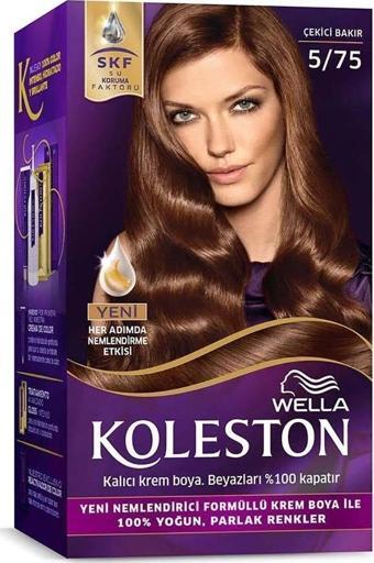 Wella Koleston Kit Saç Boyası 5/75 Çekici Bakır