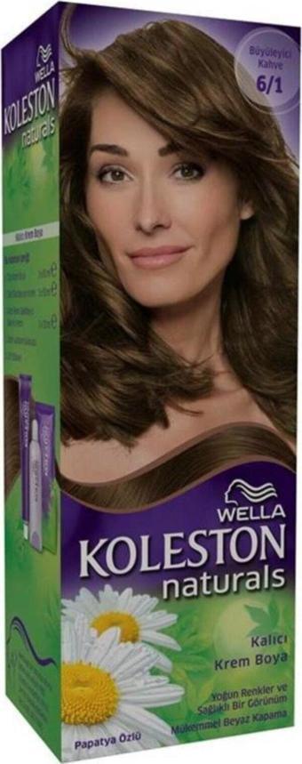 Wella Naturals Kalıcı Krem Saç Boyası - 6.1 Büyüleyici Kahve