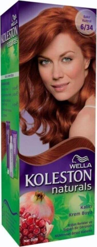 Wella Naturals Saç Boyası 6/34 Bakır Kumral