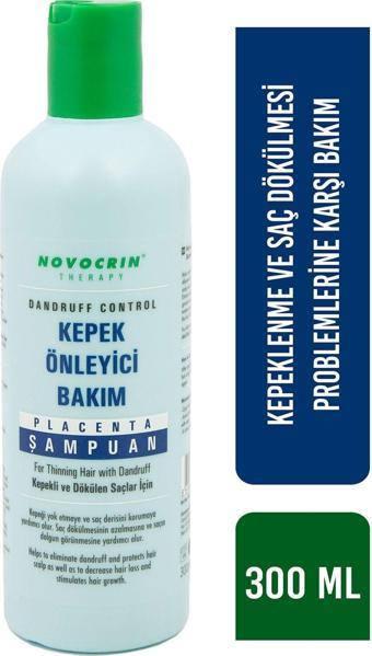 Novocrin Placenta Kepekli Ve Dökülen Saçlar Bakım Şampuanı 300 Ml