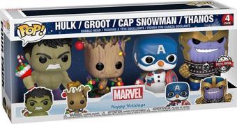 Funko Pop: Holiday - Hulk, Groot, Captain America And Thanos - 4Pk - Comics