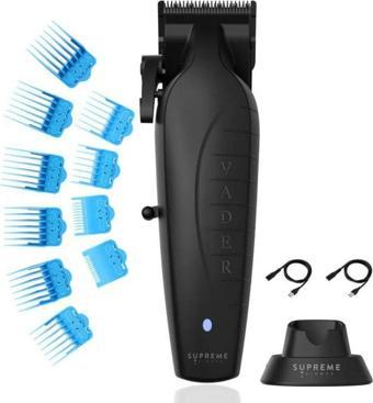 Supreme Trimmer Vader Clipper Saç Tıraş Makinesi  Dlc Taper Bıçak  7500 Rpm Fırçasız Motor  Stc5098