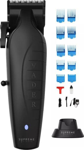 Supreme Trimmer Vader Profesyonel Kablosuz Saç Tıraş Makinesi Dlc Bıçak 3.5 Saat Çalışma Süresi